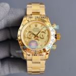 Copy Rolex Cosmograph Daytona Watch All Yellow Gold 40MM For Men